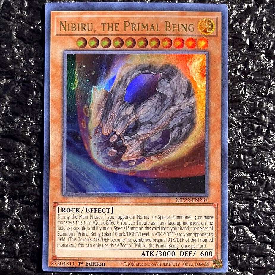 游戏王美英一刷mp22-en261 ur 原始生命态 尼比鲁 6l2陨石primal