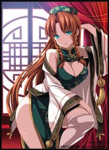 游戏王动漫妹套 红魔乡 红美玲 限定卡牌套 3CW