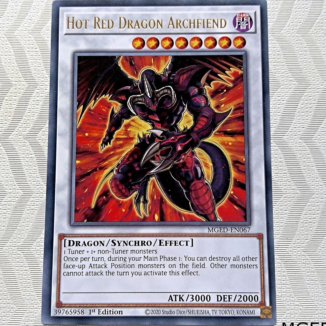 KONAMI卡片Archfiend红莲5DS