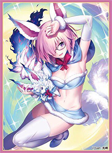 游戏王动漫妹套 FATE FGO 玛修 盾娘 学妹 C93 限定卡套 牌套 5F2