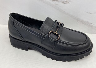 飞鸵英伦风小皮鞋日系女jk制服鞋平底单鞋春秋厚底乐福鞋一脚蹬