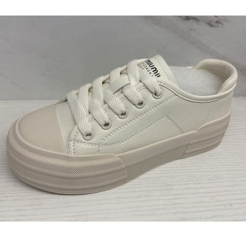 真皮中跟浅口方头红色软底女鞋