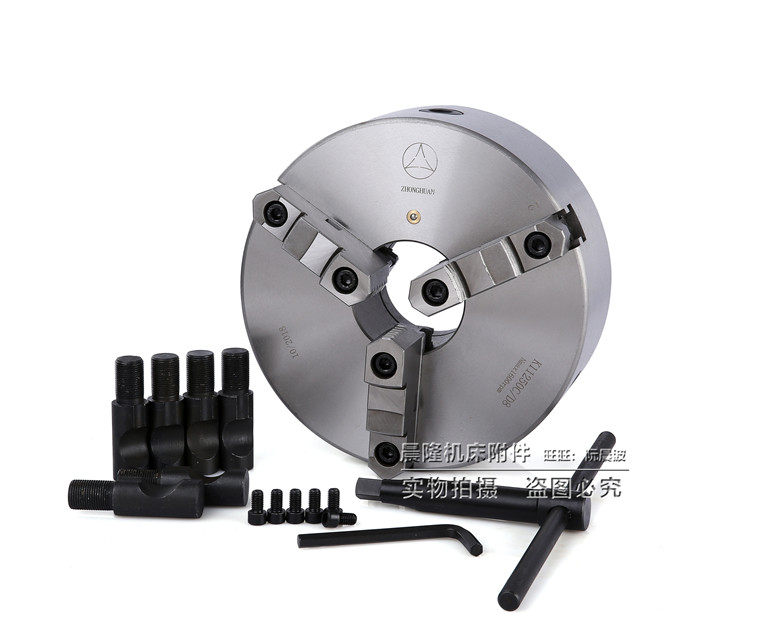 正宗环球众环短锥三爪自定心卡盘K11-250C/D8 可配云南机床6140