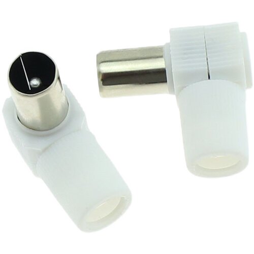 TV弯头/手枪公插/90度天线插头 RF公头 TV 视频射频线接头