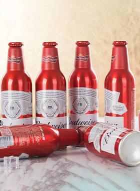 百威红铝瓶啤酒355ml*24瓶