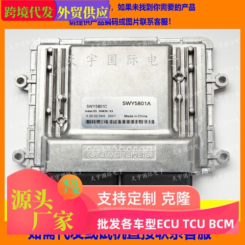 适用五菱之光电脑板ECU Engine Control Unit 5WY5801C 5WY5801A