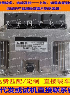 适用现代电脑板ECU 39127-2B103 L80B MEG17.9.12 9003100454KB
