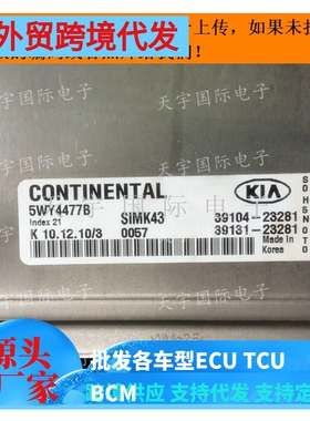 ECU电路板 狮跑发动机电脑板 39104-23281 39131-23281 5WY4477B