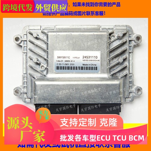 适用五菱之光电脑板ECU Engine Control Unit 5WY5B11C 24531110