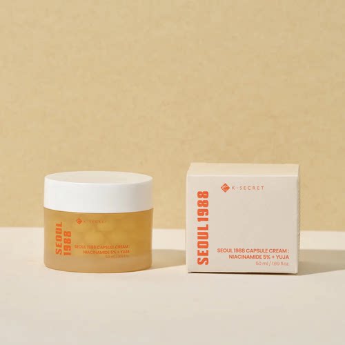 KSECRET SEOUL1988烟酰胺柚子胶囊霜 烟酰胺5%+柚子50ml 面霜滋润