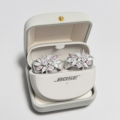 bose耳机钻扣耳夹式蓝牙耳机装饰锆石钻扣耳夹六十周年限量绽放