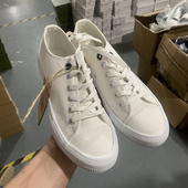 休闲百搭简约小白鞋 波兰单 女鞋 低帮系带帆布鞋 外贸原单春季 新款