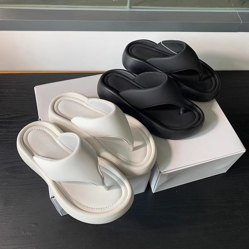 出口日单~夏季厚底舒适度假沙滩夹脚拖休闲凉鞋人字拖鞋女外穿,女鞋,人字拖,淘宝优惠券,粉丝福利购,淘宝优惠卷