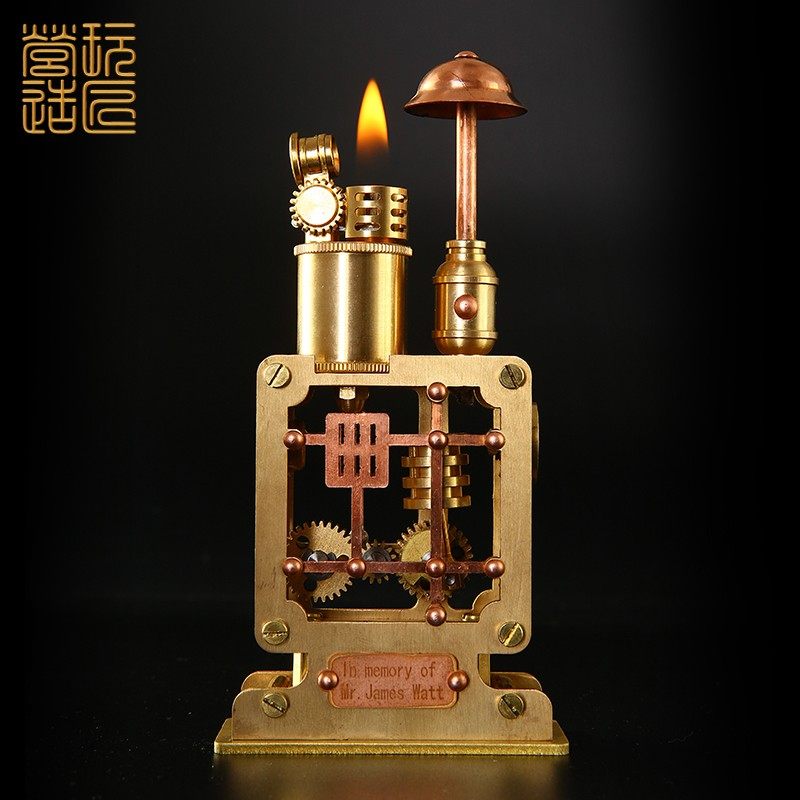 食肉者玩匠营造打火机502黄铜紫铜蒸汽收藏机械复古齿轮朋克礼EDC