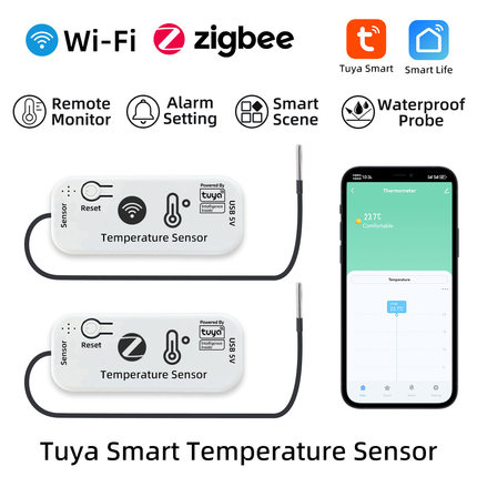 涂鸦智能APP 温度传感器smartlife WiFi zigbee 温度计