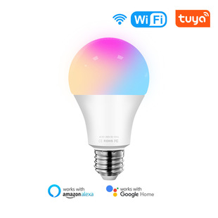 涂鸦wifi智能灯泡天猫精灵远程控制螺口LED节能七彩灯泡护眼RGBW