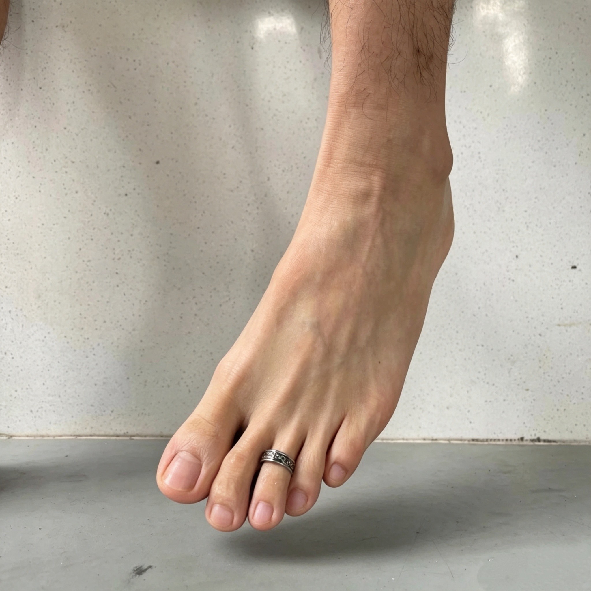 小众复古树叶雕花开口脚戒同志街拍个性可调节脚趾关节戒脚控配饰