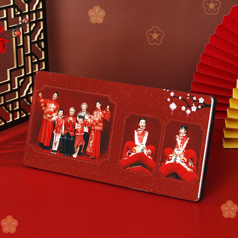 摆台全家福水晶新中式