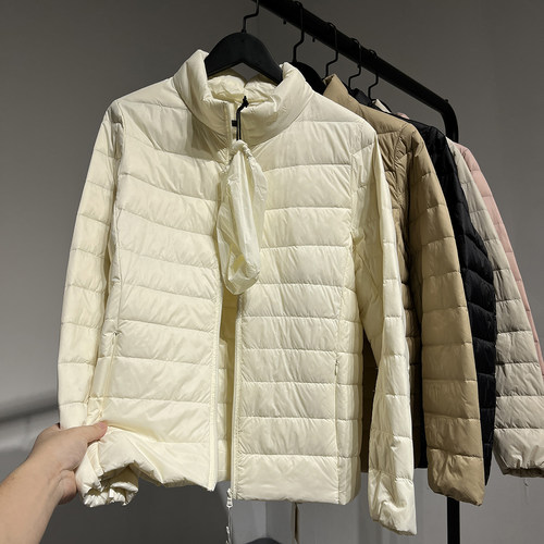 立领轻盈保暖羽绒服叠穿内胆外套