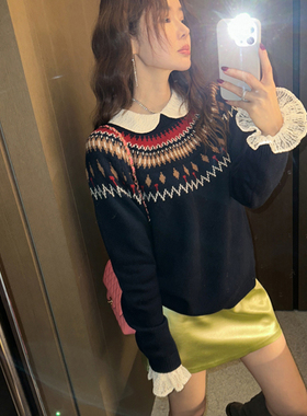 Partysu 韩国进口 官网直邮 2024冬  Faze nordic 北欧针织衫