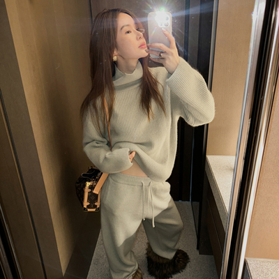 Partysu 韩国进口 官网直邮 2024冬  Langer polar 高领针织衫