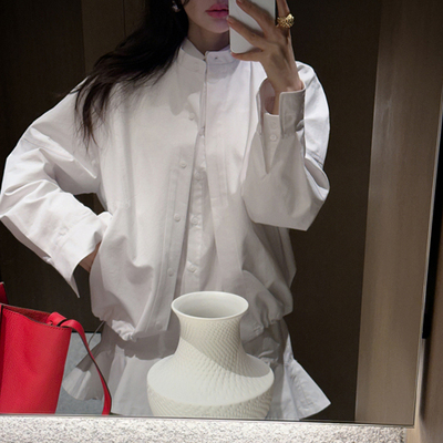 Partysu 韩国进口 官网直邮 春季 Tide  基本款小立领夹克外套