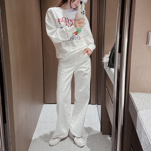 Partysu 韩国进口 官网直邮 冬季 Picky  拉绒白色牛仔裤,女装/女士精品,牛仔裤,淘宝优惠券,粉丝福利购,淘宝优惠卷