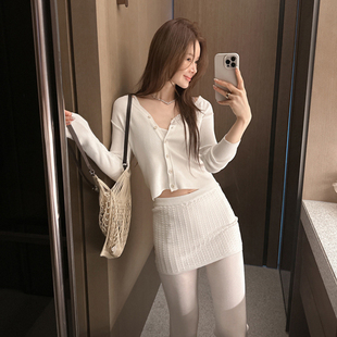 2025春 Bright 套装 韩国进口 裙裤 官网直邮 背心 Partysu 开衫