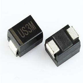 贴片高效率快恢复二极管US3M  3A/1000V  SMC  DO-214AB  全新
