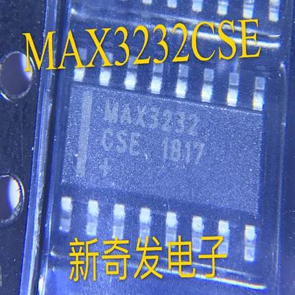 MAX3232 MAX3232CSE 贴片SOP16 RS-232收发器 IC 芯片