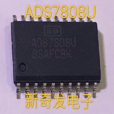 全新原装 ADS7808U SOIC20 12位ADC数模转换器芯片 集成数据采集