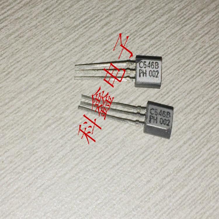 音频专用三极管BC546B   C546B  TO-92 全新进口原装