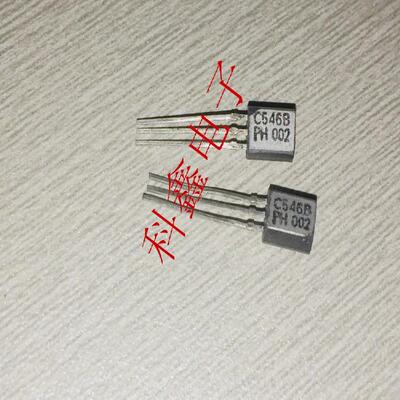 音频专用三极管BC546B   C546B  TO-92 全新进口原装