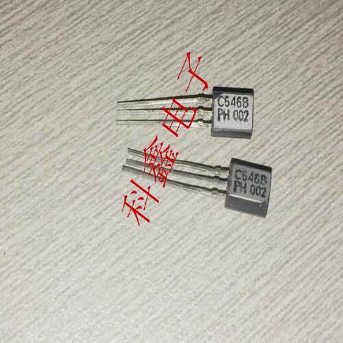 音频专用三极管BC546B   C546B  TO-92 全新进口原装
