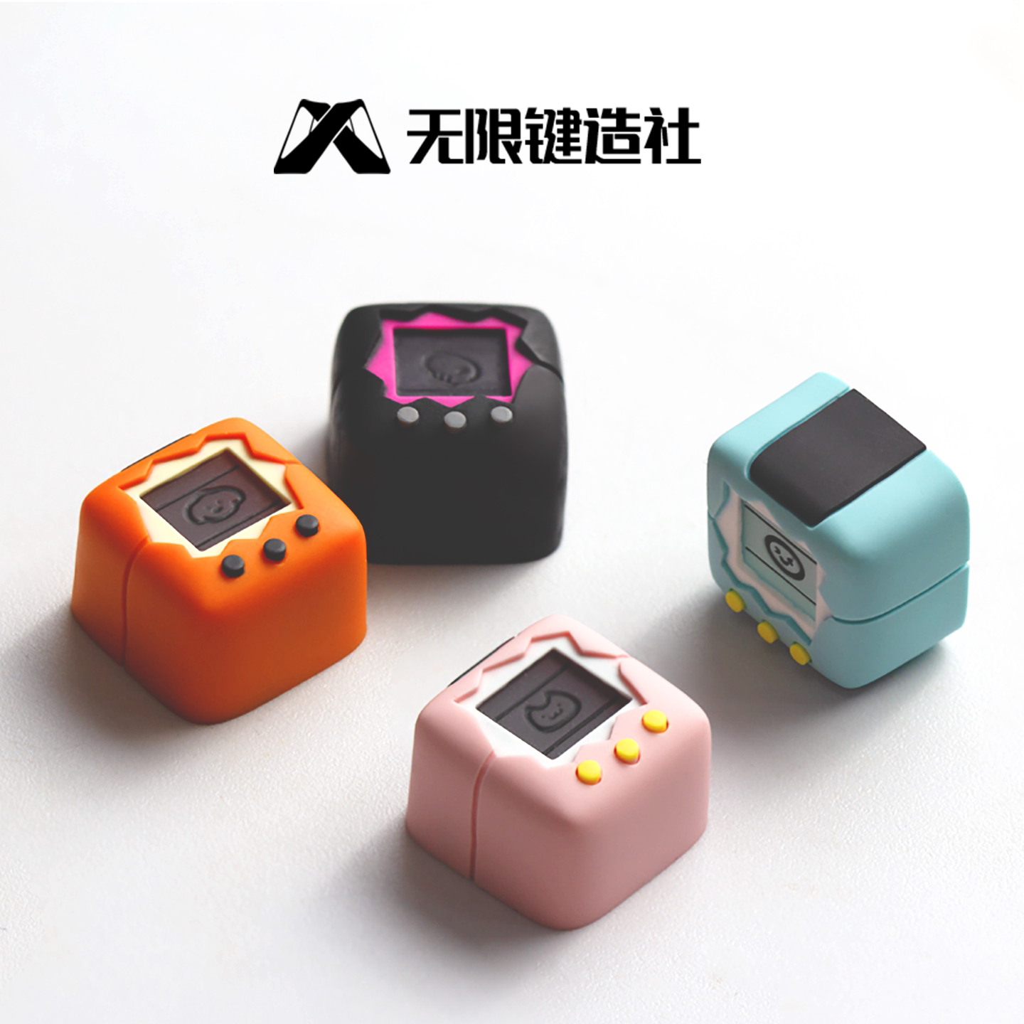 电子宠物系列透光键帽单个性可爱