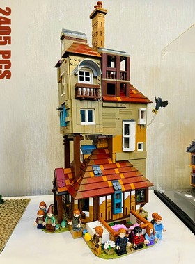 中国积木76437哈利波特2024陋居收藏版大型拼装玩具生日礼物摆件