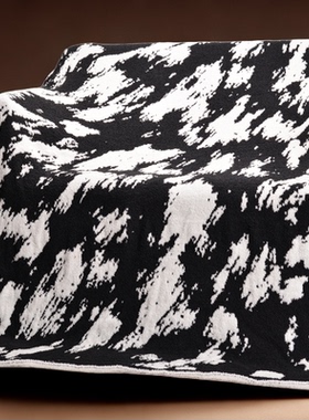 20036针织毯轻奢午睡空调毯办公室车载涂鸦毛毯头等舱航空毯