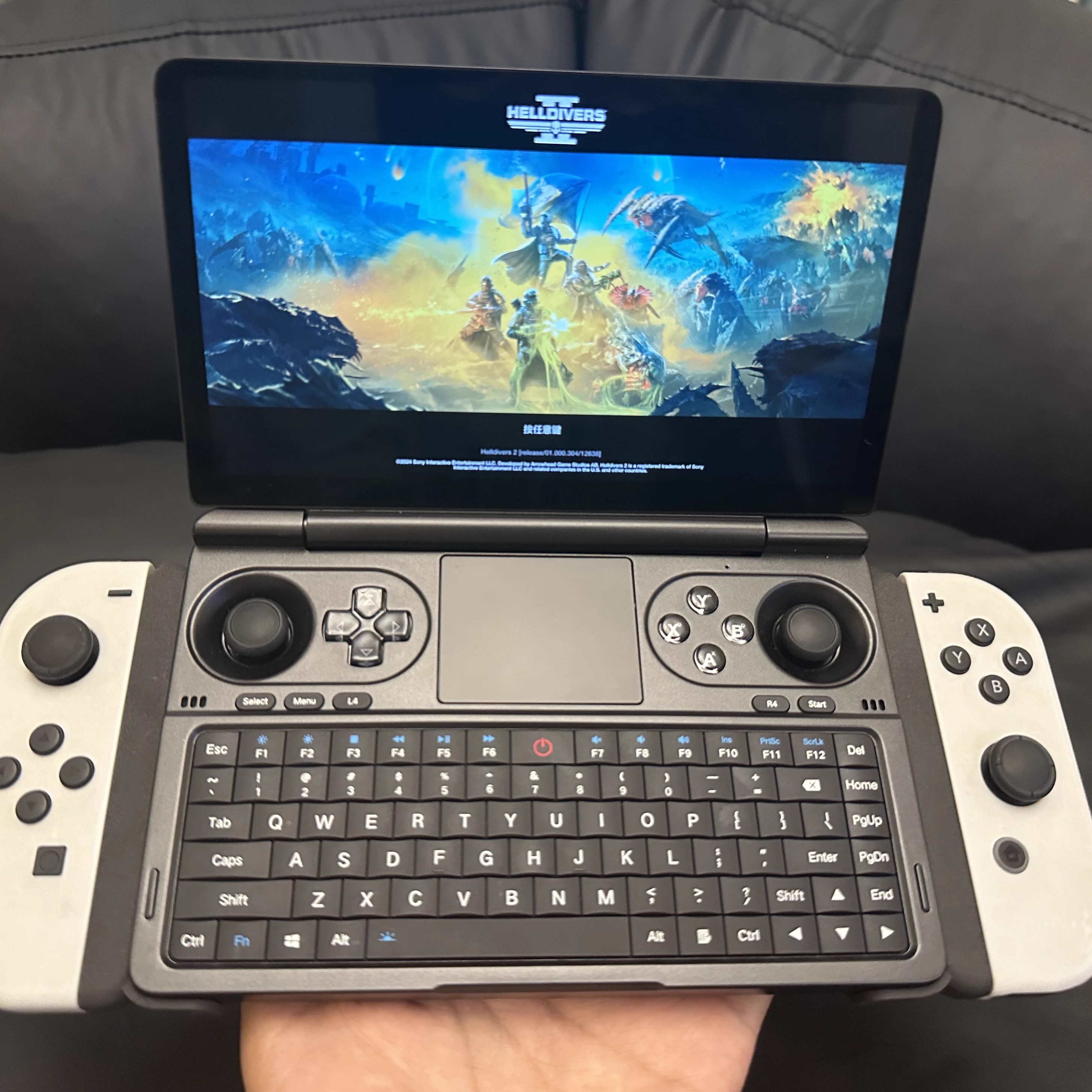 gpd winmini  joycon手柄支架套件 金属滑轨 轻量化 非磁吸 握把