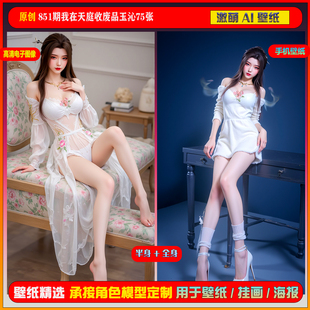 激萌原创75张 851期我在天庭收废品玉沁6K手机壁纸美图