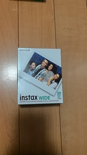 富士拍立得宽幅相纸5寸白边相纸适用wide210/300/400