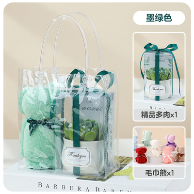 绿植伴手礼多肉礼物盒 多肉小盆栽礼物生日礼物婚礼多肉植物礼盒