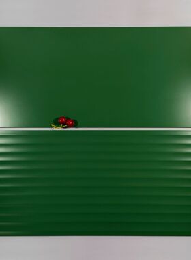 哑光墨绿色墙砖300x600厨房浴室泡水瓷片砖卫生间吧台波浪纹瓷砖