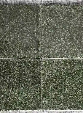 北欧金属釉手工砖复古小方砖125X125绿蓝色冰裂窑变砖卫生间厨房