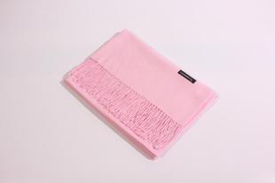 人手N条欧美单女款亲肤保暖CASHMERE仿羊绒围巾、气质粉色