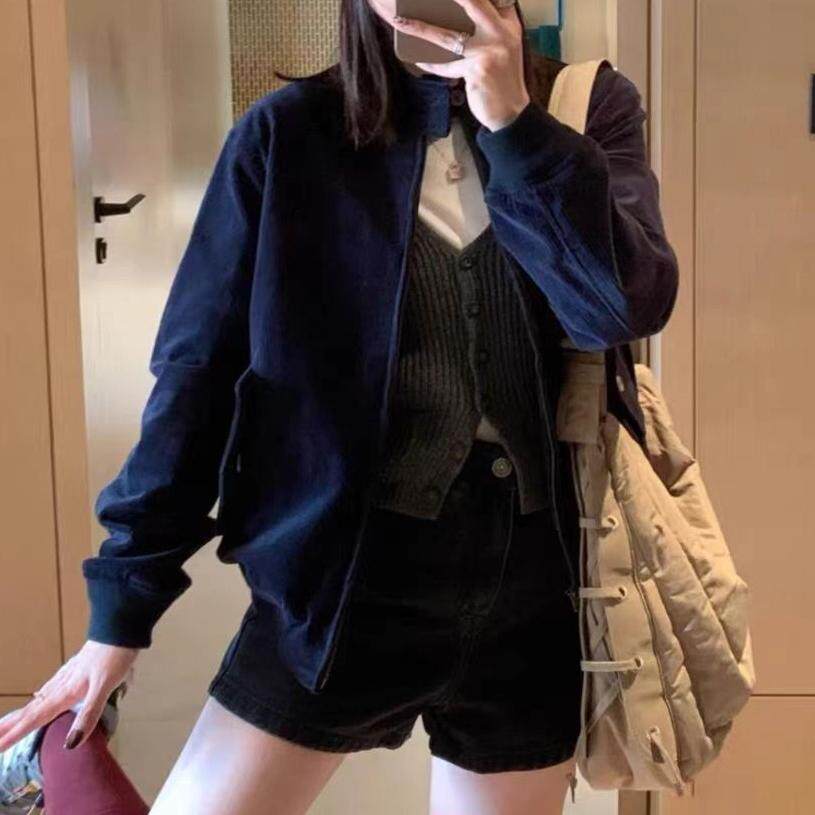 硬货美系男女款美拉德复古灯芯绒立领夹克日常休闲长袖外套