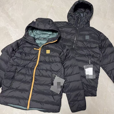 硬货经典男女保暖冲锋连帽排骨羽绒服户外运动棉服夹克外套上衣