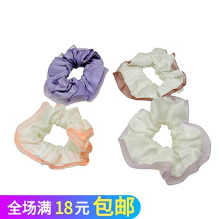 发箍缎面猪大肠发圈ins韩系网红女肥肠头绳森系扎头发绳头饰