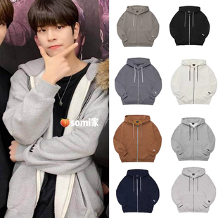 somi家  韩国直邮WV PROJECT拉链卫衣外套 加绒 黄仁俊 金昇玟