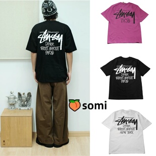 somi家直邮~stussy城市限定 DSM 香港纽约巴黎东京首尔 短袖T恤8