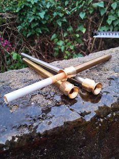 铜管卷烟烟丝二用多用途烟嘴 铜烟锅 水烟筒配件